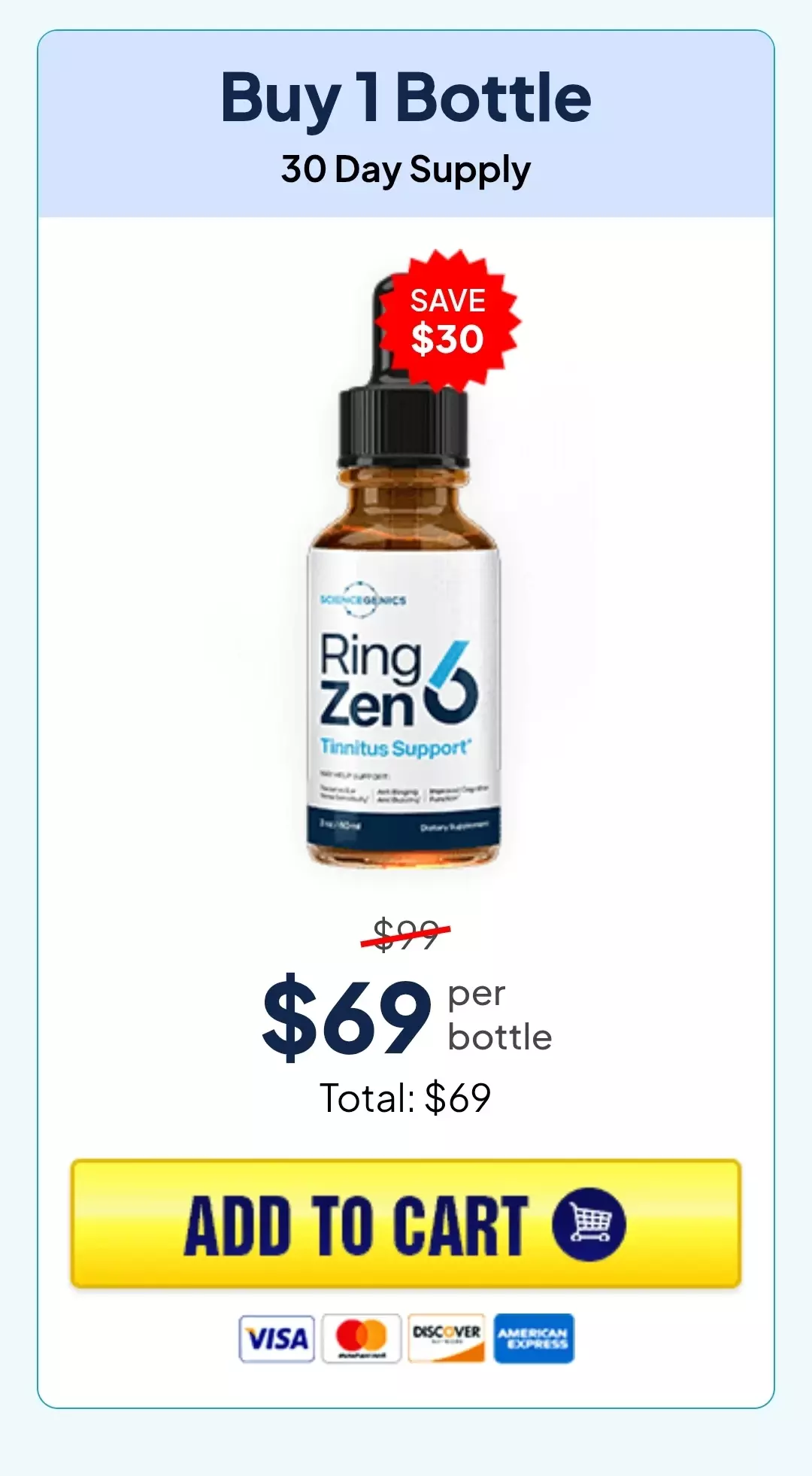 RingZen6™ 1 bottle pricing